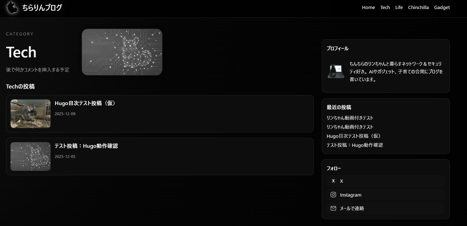 Chinchillaだけ直したら他カテゴリが崩れた